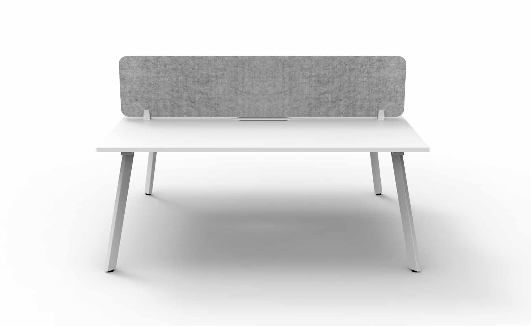 Eternity 2 Person Double Sided Workstation - with Eco Screen